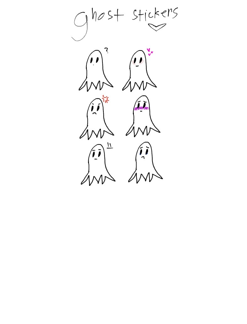 Ghost Stickers - Notability Gallery