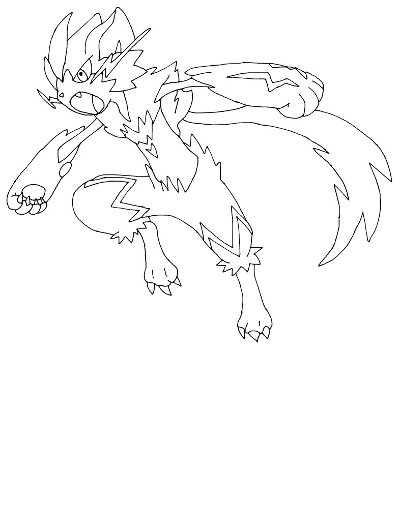 Zeraora (non Colored) - Notability Gallery