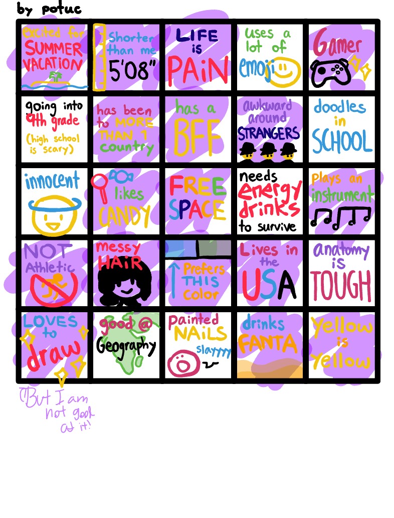 My Bingo Board Finaly Got A Bingo (2) - Notability Gallery