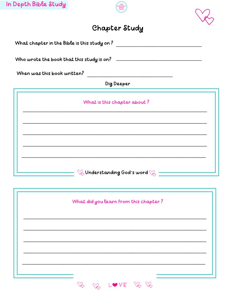 Bible Book Study Guide - Notability Gallery