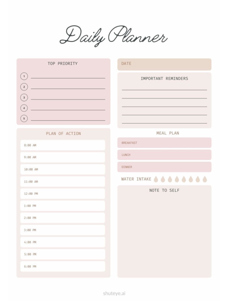 Daily Planner - Notability Gallery
