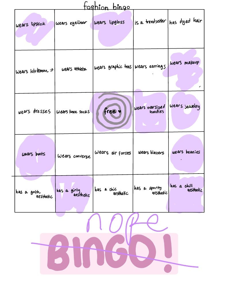 Fashion Bingo👗👠💄 - Notability Gallery