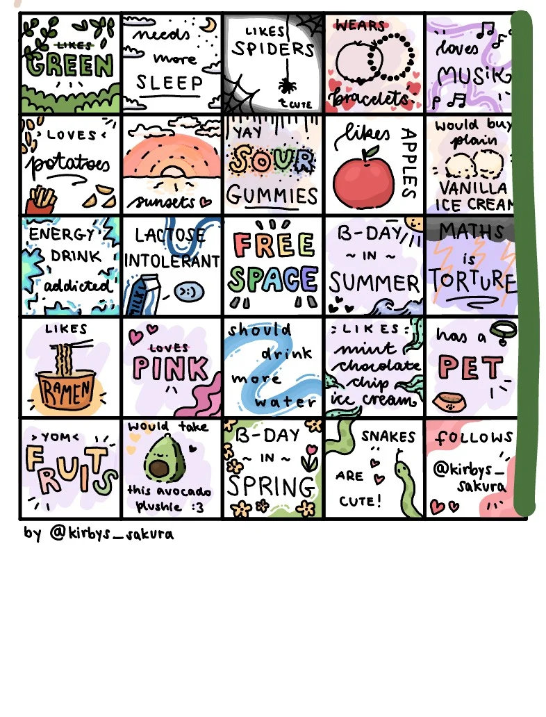 Random Bingo 🎀 - Notability Gallery