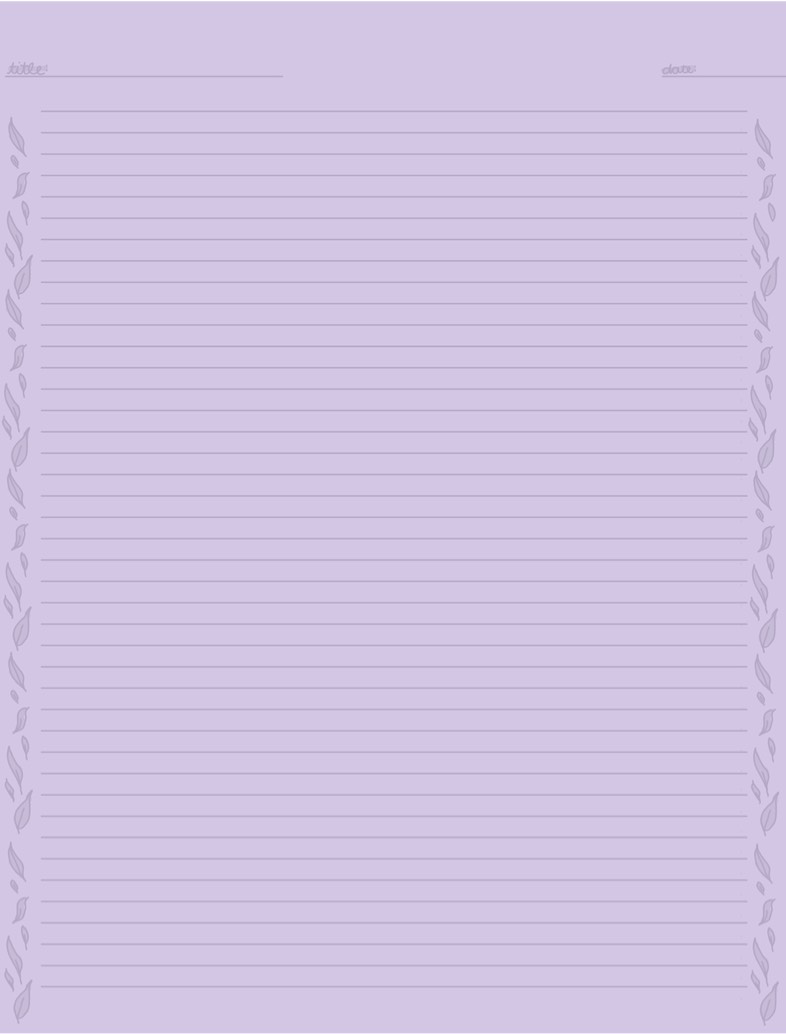 Note Template – Soft Purple - Notability Gallery