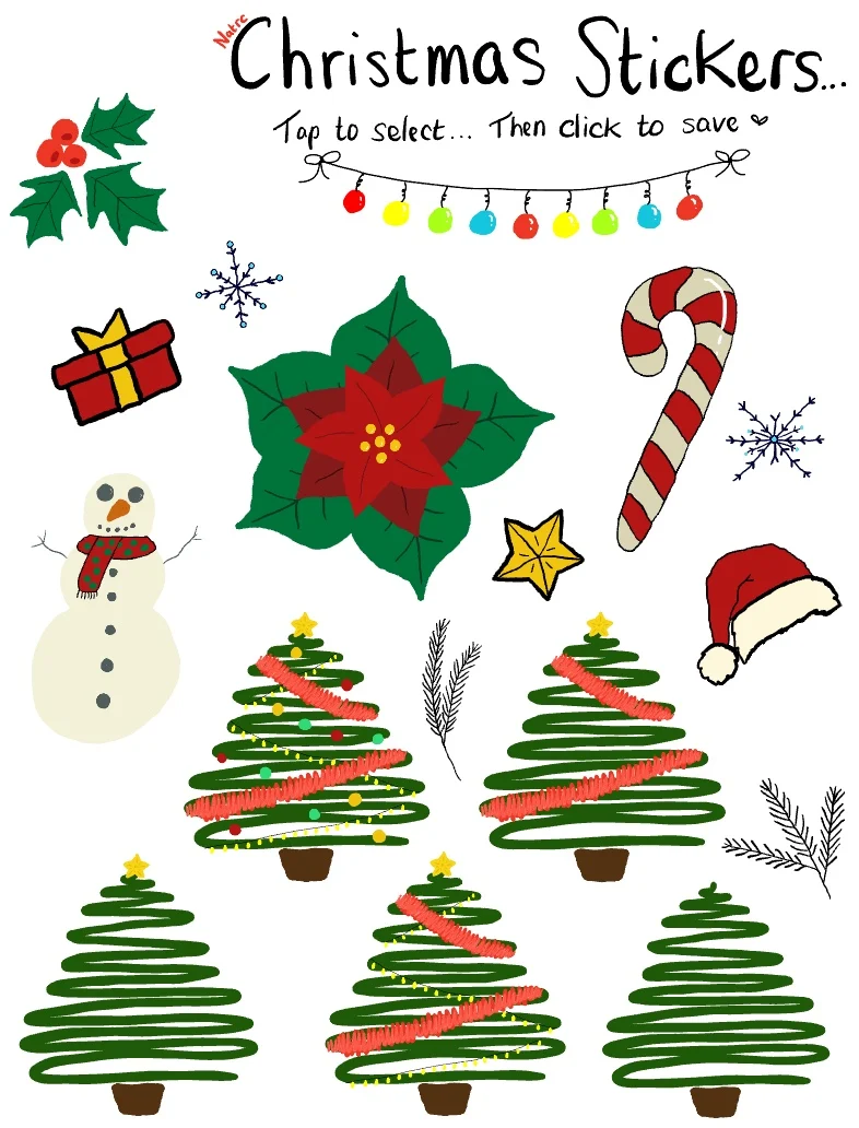 Christmas Stickers - Notability Gallery