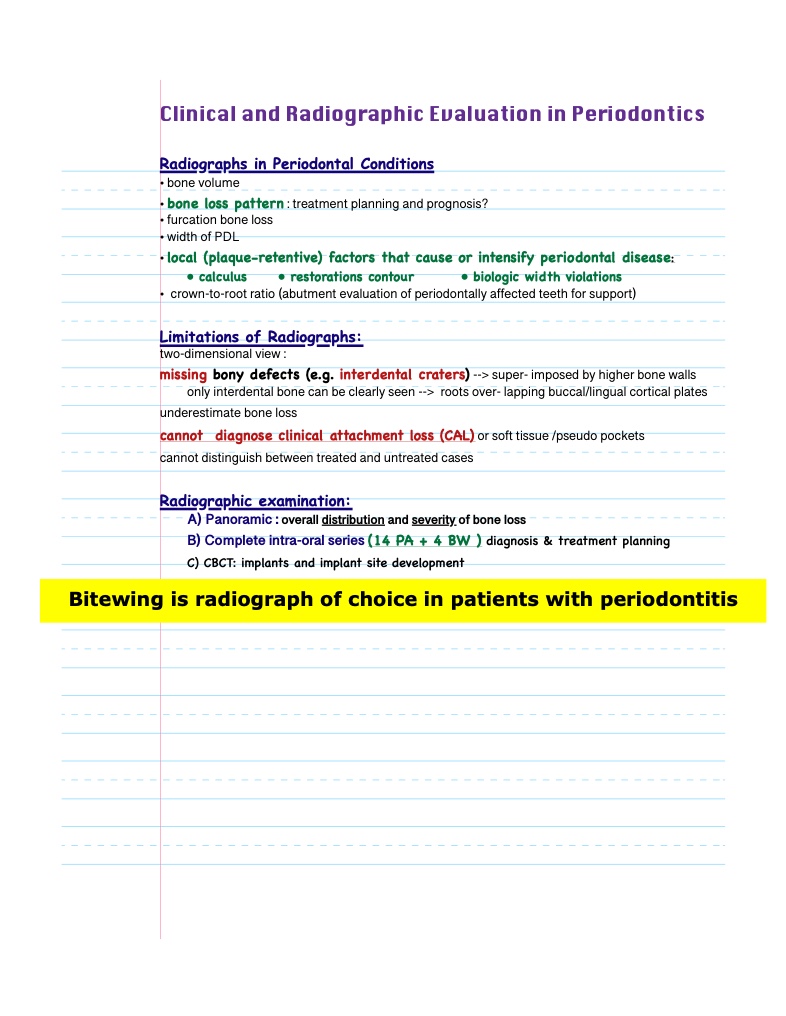 Perio - Evaluation - Notability Gallery