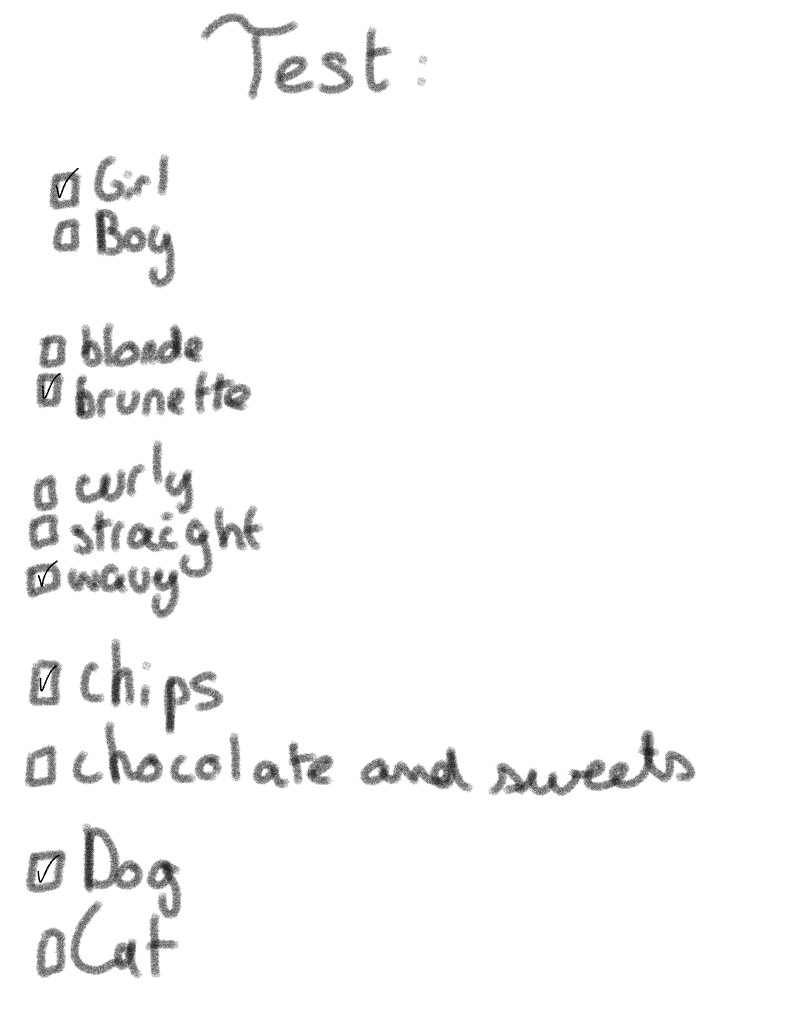 Take The Test And Tell Me What You Chose!! - Notability Gallery