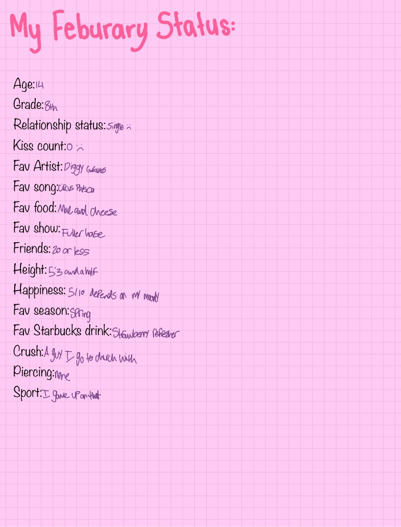 February Status(not Mine) - Notability Gallery
