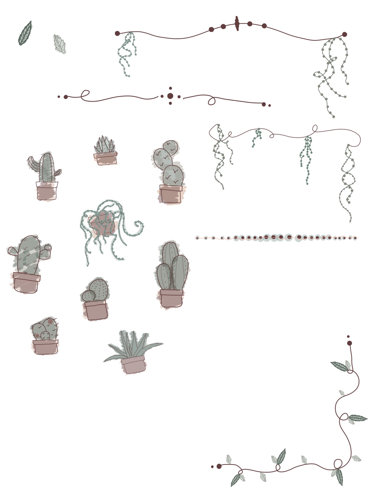 Messy Plant Stickers - Notability Gallery