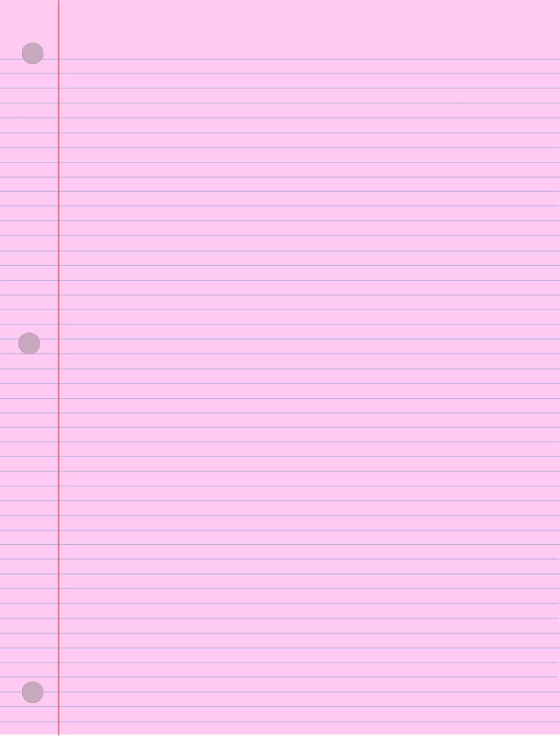 Pink Notebook Paper - Notability Gallery