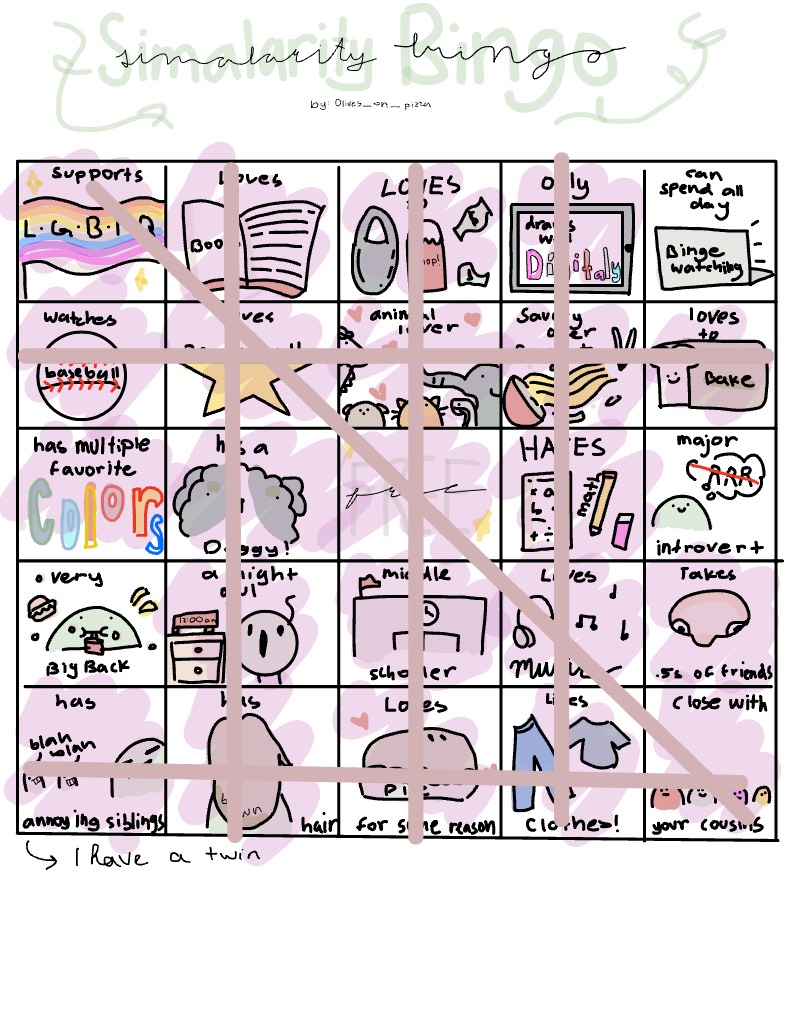 Similarity Bingo (2) - Notability Gallery
