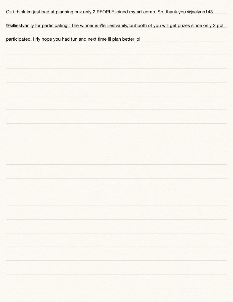 Art Comp Results (sorry For Being Late) - Notability Gallery