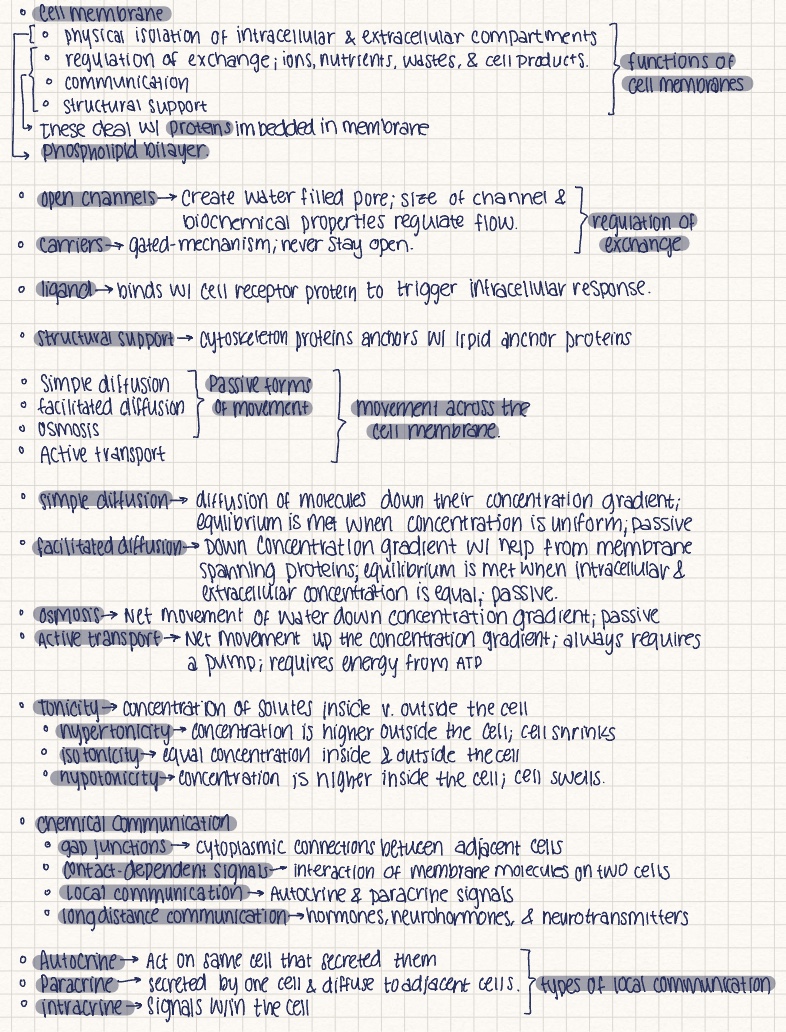 Week 2 Physiology Notes - Notability Gallery