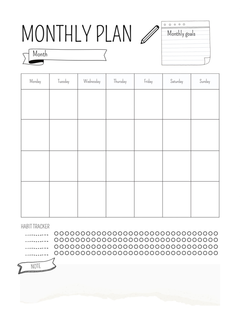 Monthly Plan - Notability Gallery