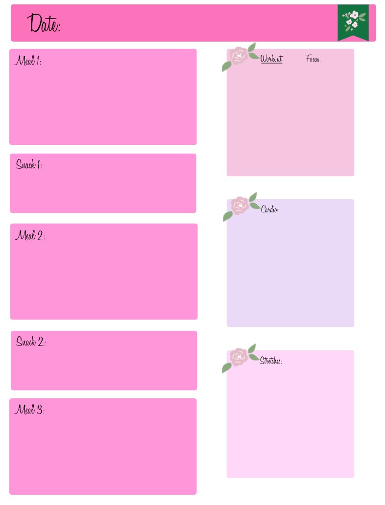 Food & Exercise Log - Notability Gallery