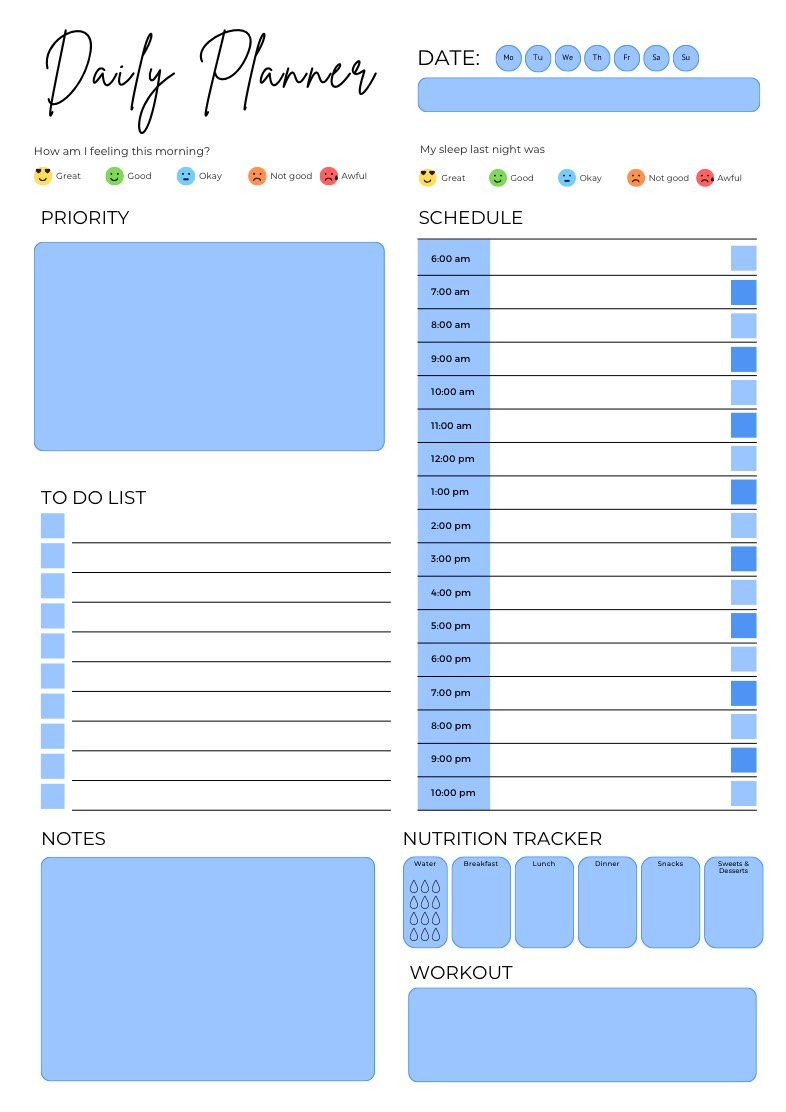 2025 Planner - Blue - Notability Gallery