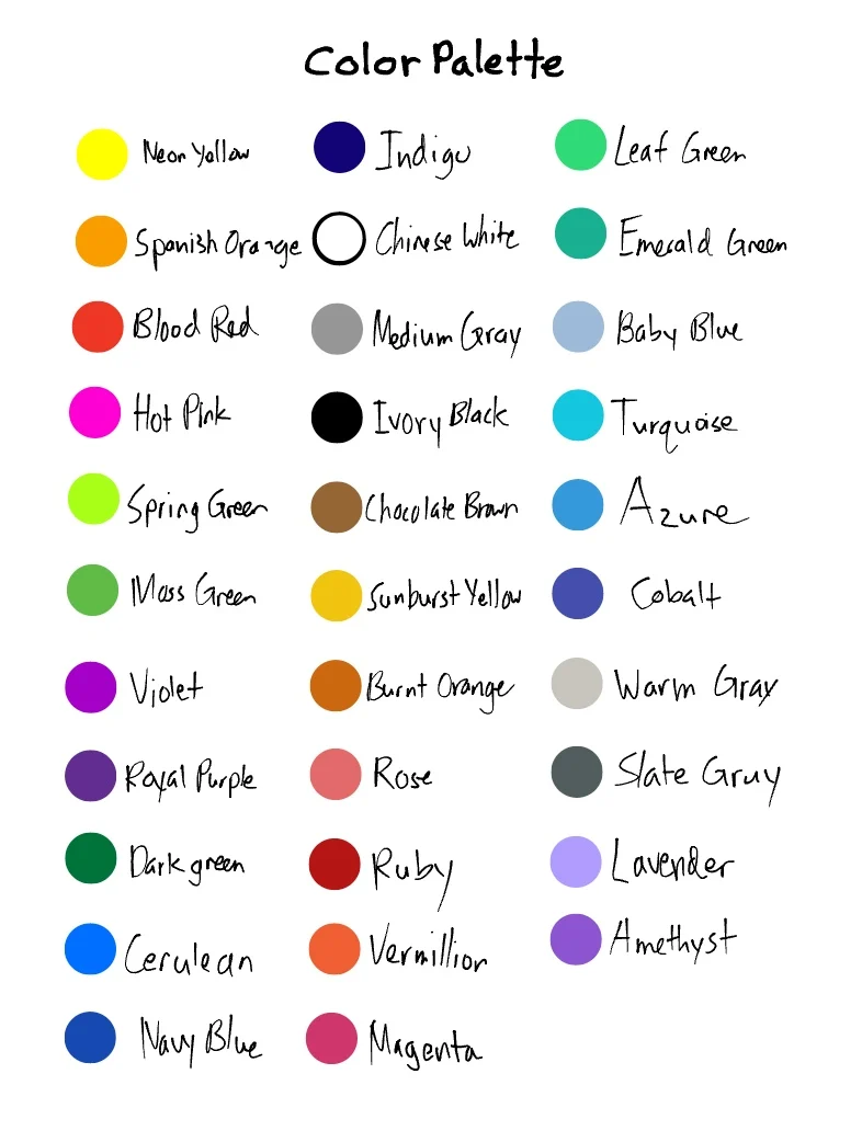 Notability Colors Palette - Notability Gallery