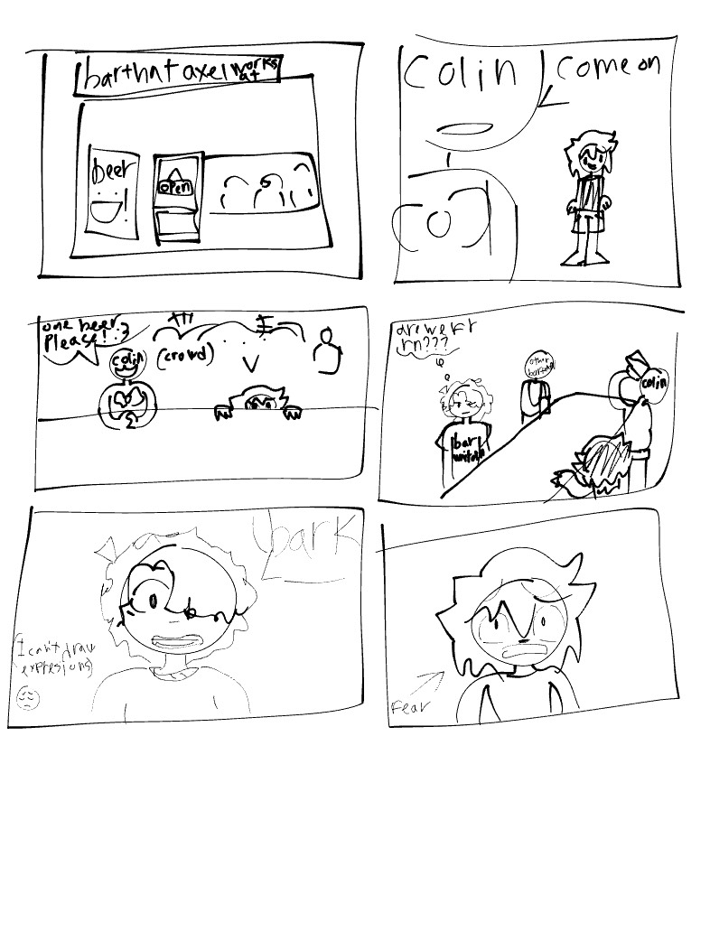 Lazy Comic Of How Axel And Fritz Met - Notability Gallery