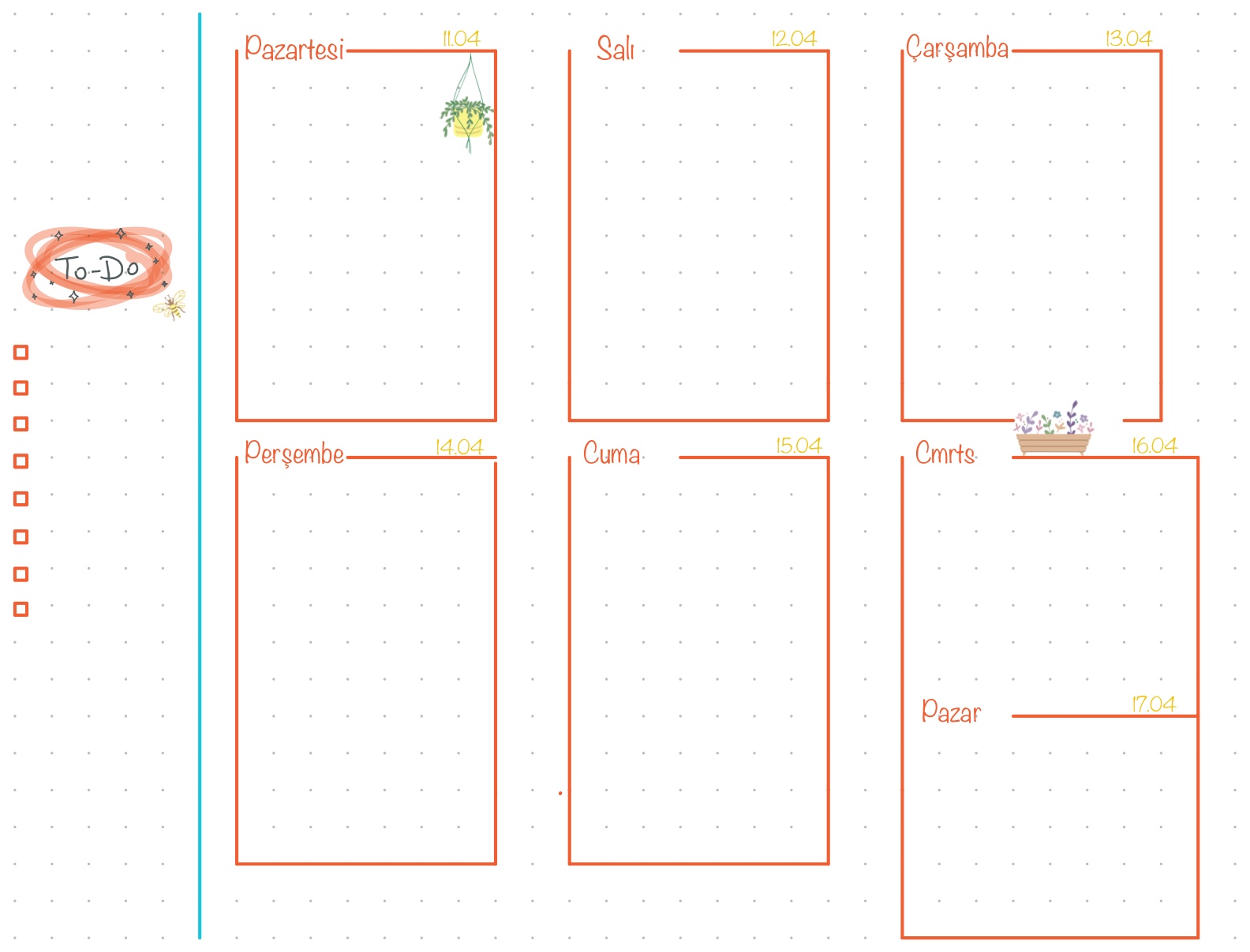 Weekly Planner - Notability Gallery