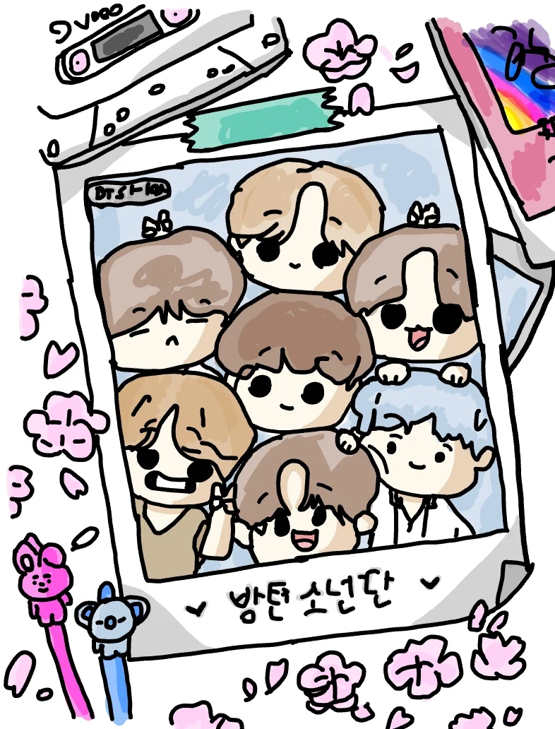 Bts deals chibi drawing