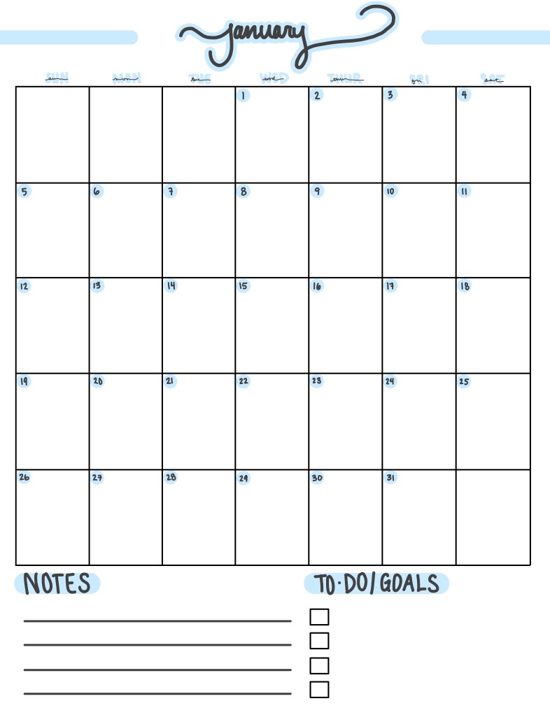 2025 Calendar & Planner - Notability Gallery