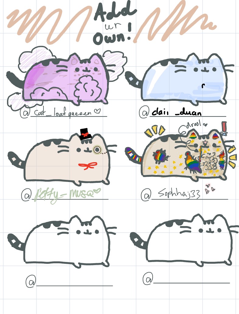 Add A Pusheen! (remix) - Notability Gallery