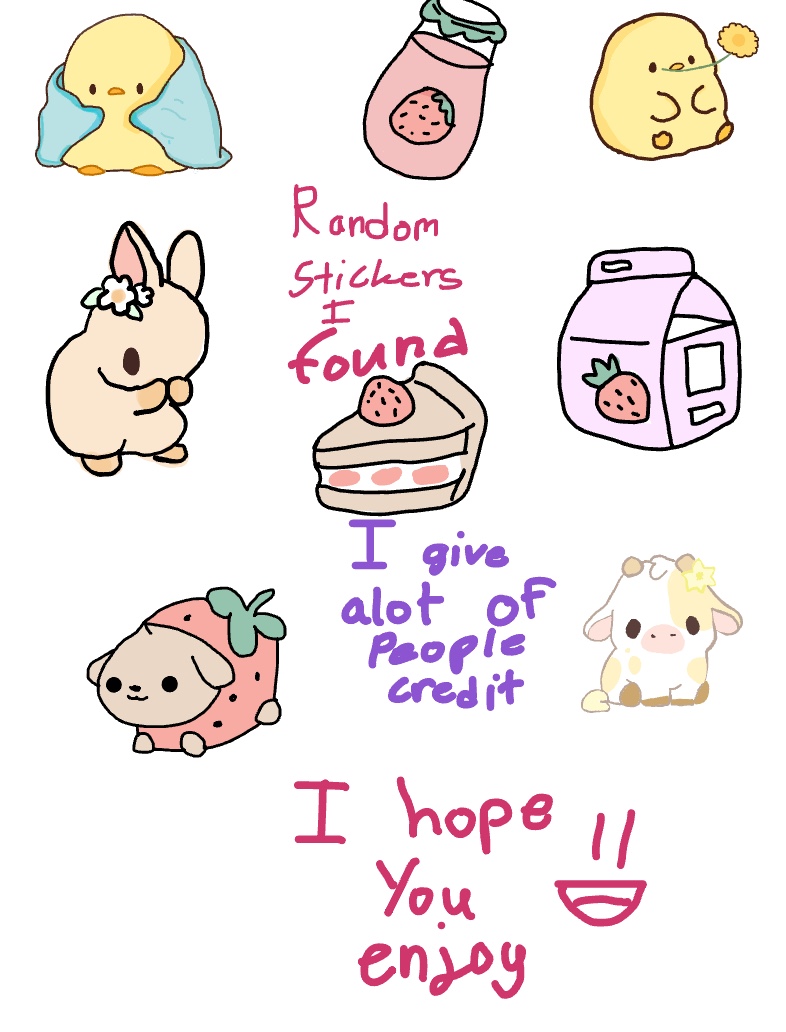 Random Stickers. - Notability Gallery