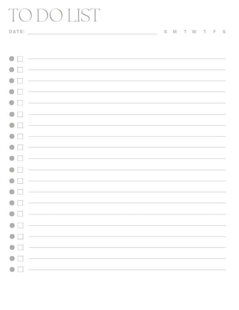 To Do List Template - Notability Gallery