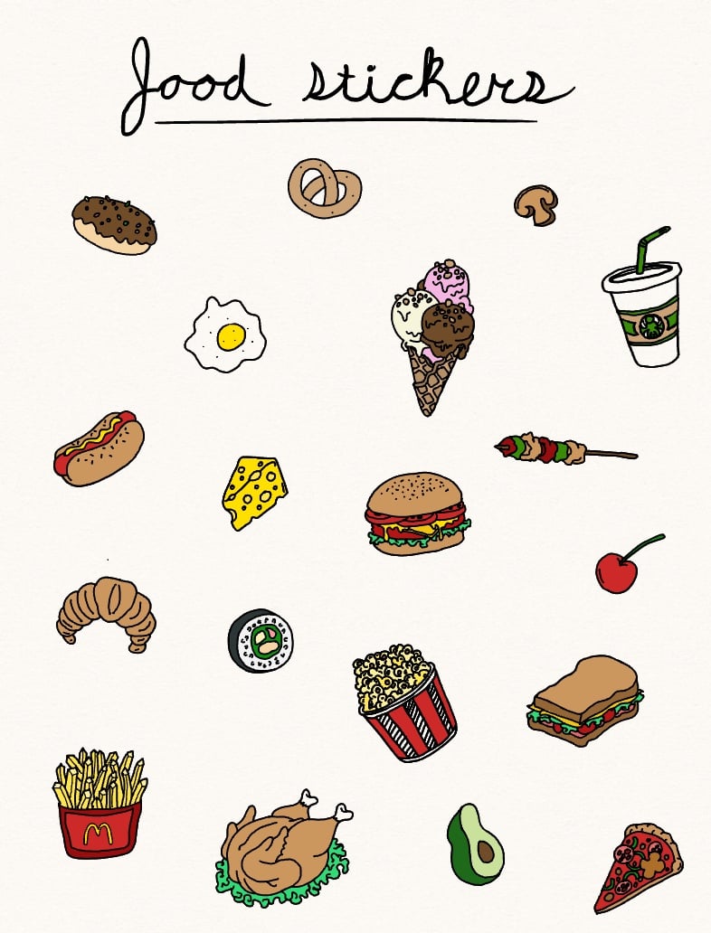 Stickers Food