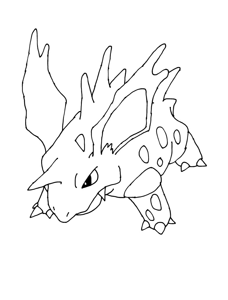 Non Coloured Nidorino (non Colored) - Notability Gallery