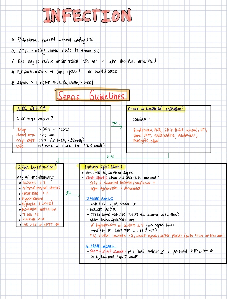 Infection Study Notes - Notability Gallery