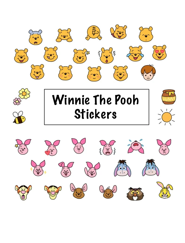 Winnie The Pooh Stickers - Notability Gallery