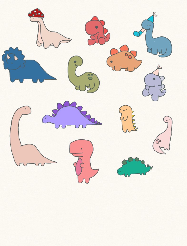 Dinosaur Stickers - Notability Gallery