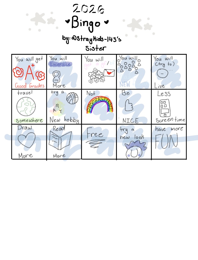 2026 Bingooooo - Notability Gallery