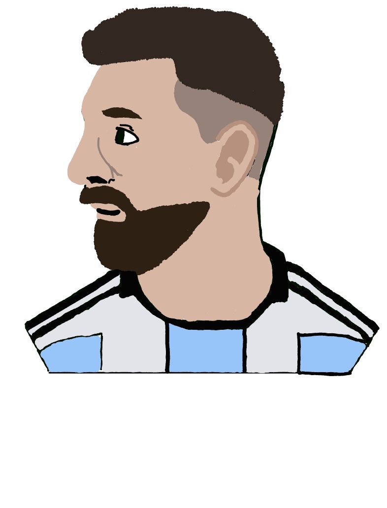 Lionel Messi Drawing - Soccer - Notability Gallery