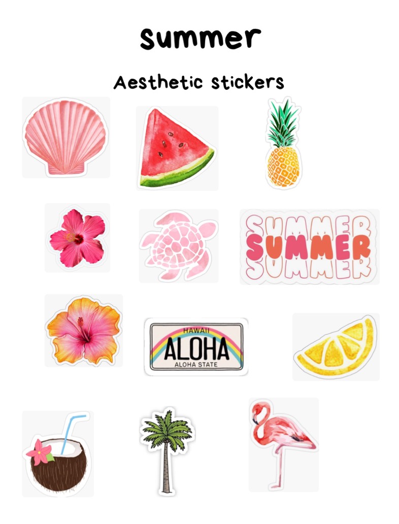 Summer Stickers - Notability Gallery