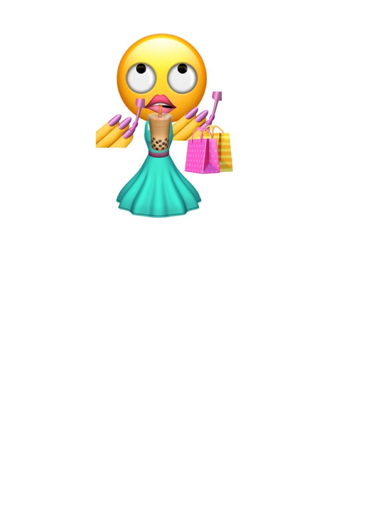 Emoji Girl That’s A Material Gurl - Notability Gallery