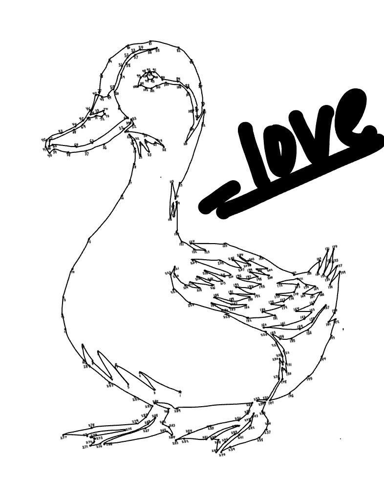 Dot To Dot Coloring Duck - Notability Gallery
