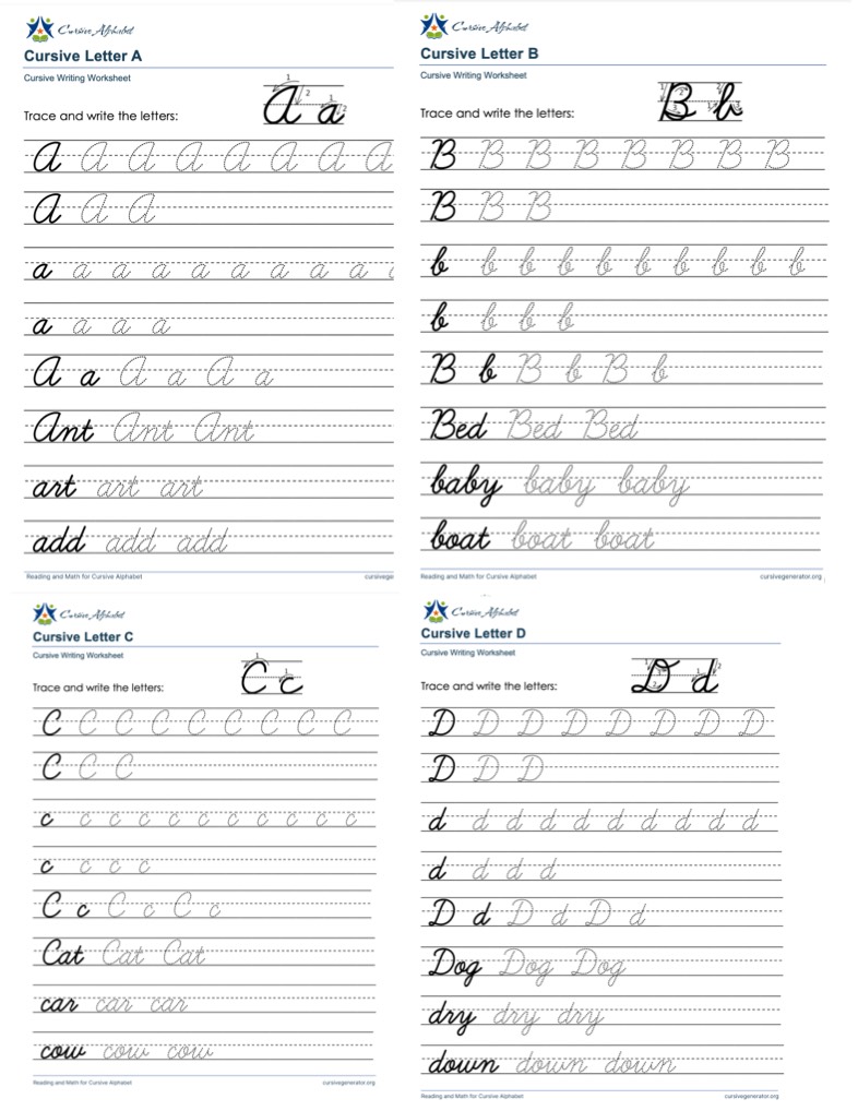 Cursive Writing Practice - Notability Gallery