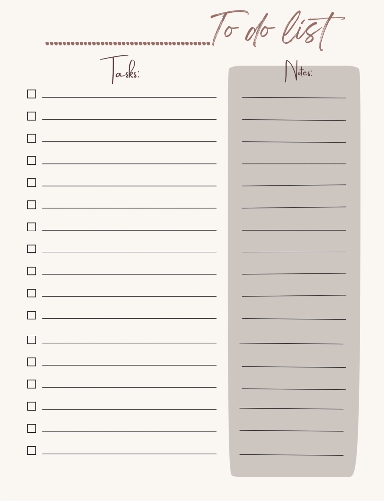 A Simple To-do List - Notability Gallery