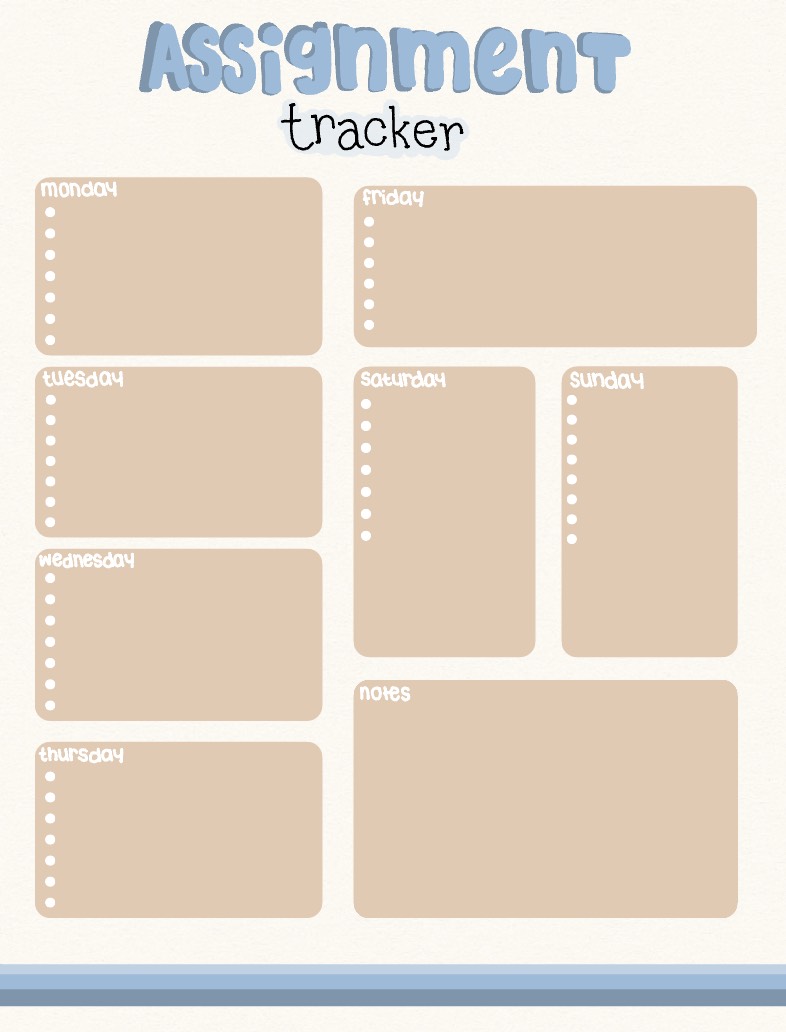 Assignment Tracker - Notability Gallery
