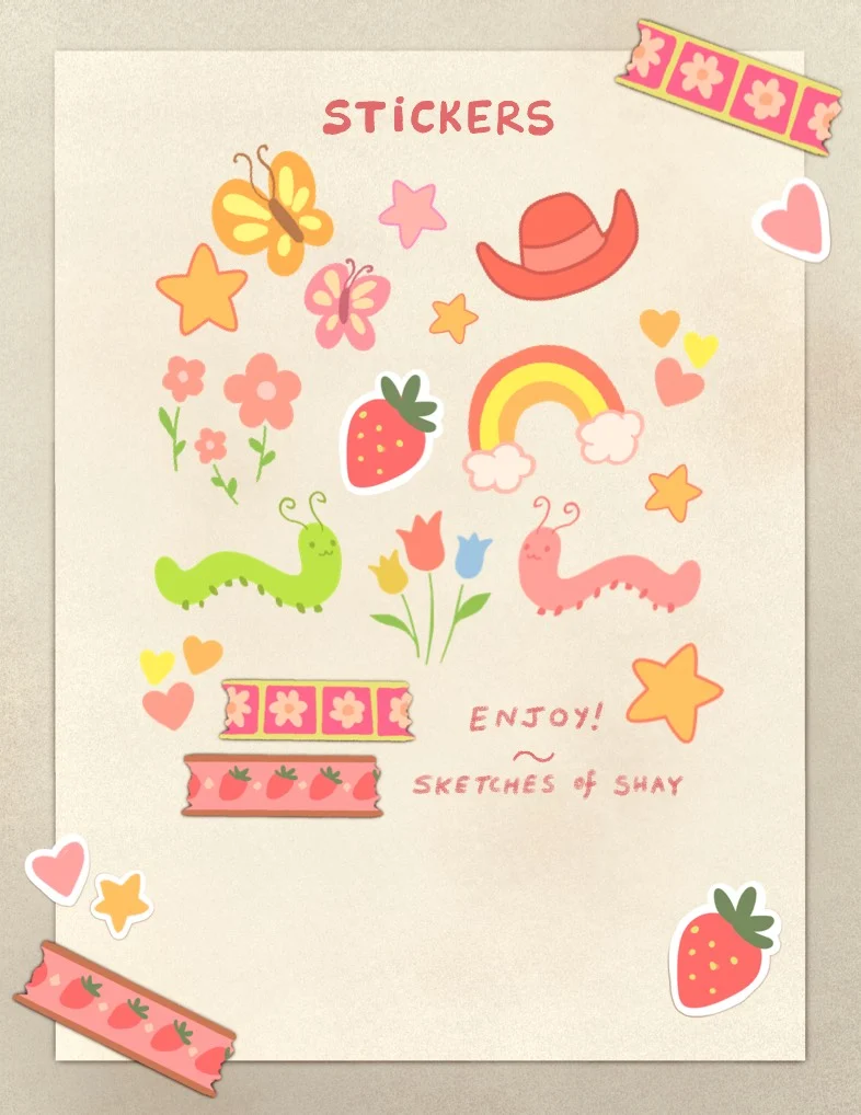 Kid-core Sticker Page - Notability Gallery